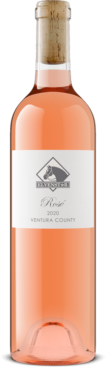 Bottle of Elvenstar Vineyard Rose 2020